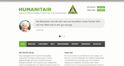 Desktop Screenshot of humanitair-wetter.de